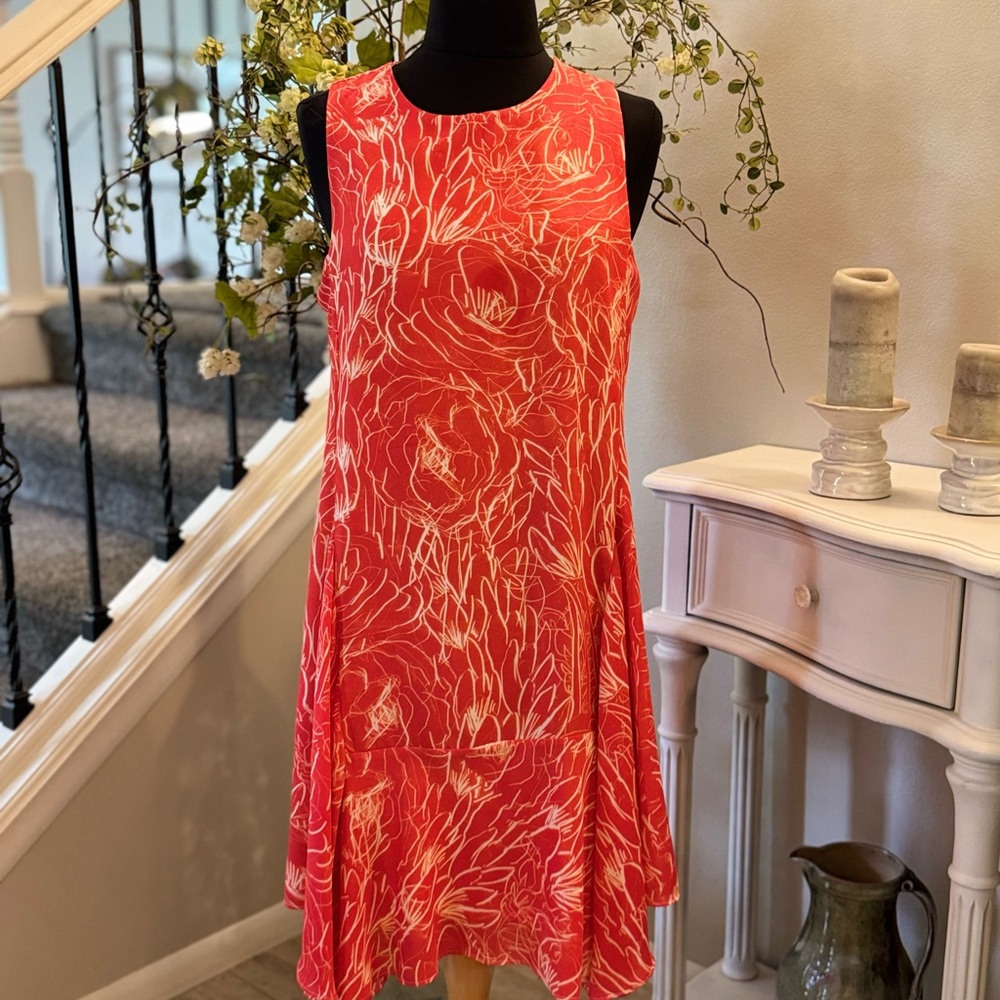 Krimson Klover Vibrant Red High Low Dress
